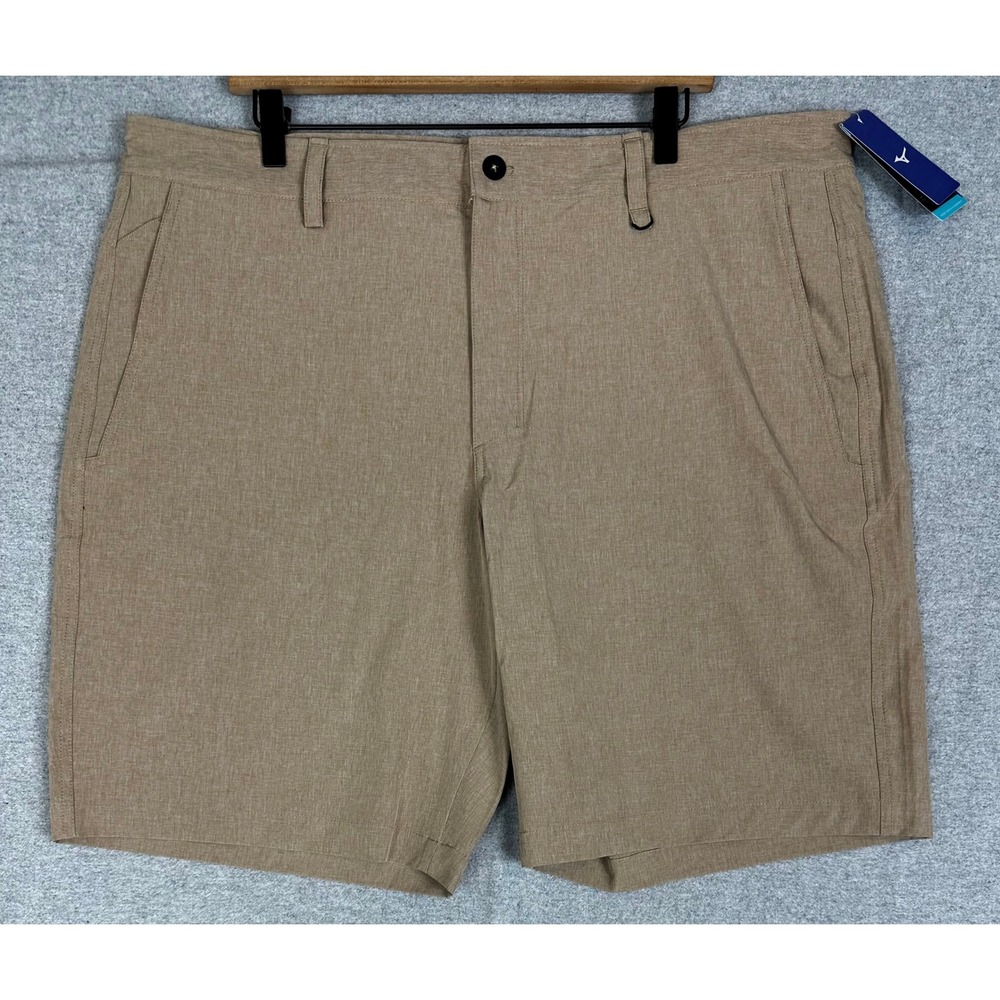 NEW Mizuno Command Shorts Mens‎ 40x9 Tan NWT DryLite Performance Golf Athletic